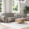 vidaXL 2-delige Loungeset met kussens stof taupe
