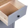 vidaXL Dressoir Panama Range 46x40x89 cm grenenhout grijs