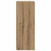 vidaXL Wandkast Artisan Eiken 34,5 x 34 x 90 cm Bewerkt hout