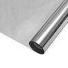 vidaXL Statisch Reflecterend Zonnevensterfolie zilver 60 x 1000 cm PVC