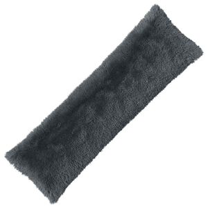 vidaXL Kussensloop HEERLEN Antracietkleurig 40 x 145 cm PV Fleece