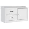 vidaXL Gangbankje SANDNES wit 87x40x50 cm massief grenenhout