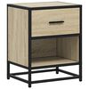 vidaXL Nachtkastje 40x31x50 cm bewerkt hout sonoma eikenkleurig