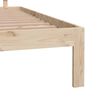 vidaXL Bedframe massief hout 150x200 cm
