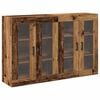 vidaXL Wandkasten 2 st Oud Hout 69,5 x 34 x 90 cm Bewerkt hout