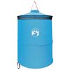vidaXL Pop-up Toilet Tent met Hangende Touw Blauw 97 x 126 cm