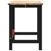 vidaXL Werkbank 140x60x81,5 cm massief eikenhout