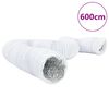 vidaXL Ventilatieslang &Oslash;10 cm 6 m aluminium en PVC