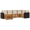 vidaXL Hoekbank Set 6 pcs Naturel