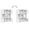 vidaXL Boekenkast 89x24x101,5 cm bewerkt hout wit