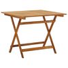 vidaXL Tuintafel inklapbaar 90x90x75 cm massief acaciahout