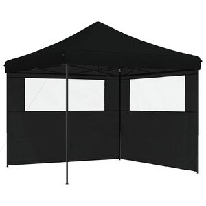 vidaXL Partytent Zwart 292 x 292 x 315 cm Oxford Stof