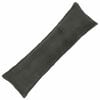 vidaXL Kussensloop HOUTEN Donkergrijs 40 x 145 cm Boucl&eacute;
