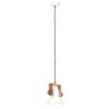 vidaXL Hanglamp industrieel rond 25 W E27 19 cm wit