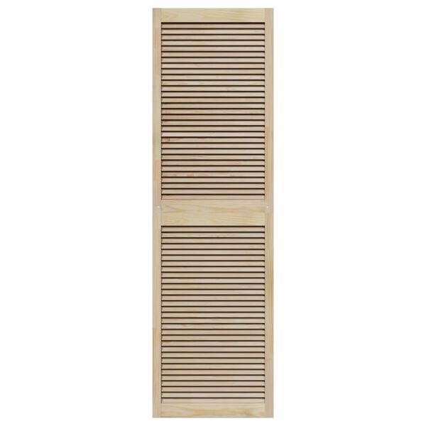 vidaXL Kastdeur 4 pcs Naturel 140.5 x 2.1 x 49.5 cm Massief grenenhout