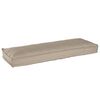 vidaXL Pallet Kussen Set 2 pcs Taupe 120 x 40 x 8 cm Oxford Stof