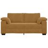 vidaXL Loveseat Sofa Bruin 140 cm Fluweel