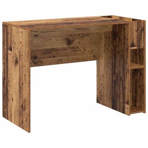 vidaXL Bureau Oudhout 109 x 50 x 78 cm Bewerkt hout