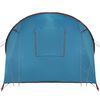 vidaXL Tunneltent met dak met opslag Blauw en Grijs 740 x 370 x 220 cm
