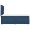 vidaXL Boxspring met matras stof blauw 100x200 cm