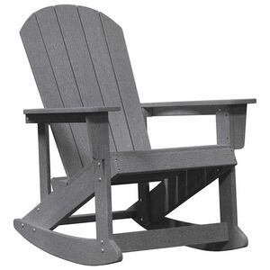 vidaXL Adirondack Schommelstoel Lichtgrijs 73.5 x 92 x 90cm HDPE