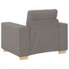 vidaXL Sofastoel Taupe 100x78x80 cm Stof