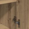 vidaXL Dressoir met lade Artisan Eiken 60 x 30 x 84 cm Bewerkt hout