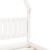 vidaXL Kinderbedframe 80x200 cm massief grenenhout wit