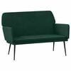 vidaXL Bankje 108x79x79 cm fluweel donkergroen