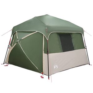 vidaXL Instant tent met regenhuif voor 12 personen met snelontgrendeling