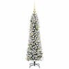 vidaXL Kunstkerstboom met 150 LED Wit 120 cm PVC en Metaal en Plastic