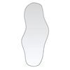 vidaXL Wandspiegel 80x35 cm zilverkleurig