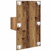 vidaXL Nachtkastje 2 pcs Oudhout 50 x 32,5 x 80cm Bewerkt hout