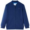 Kindervest met rits 116 marineblauw
