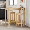 vidaXL Barstoelen 2 st massief grenenhout