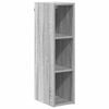 vidaXL Hangkast met opslag Grijs Sonoma 20 x 29,5 x 80 cm Bewerkt hout