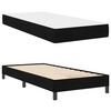 vidaXL Boxspringbed met matras Zwart 80 x 200 cm Stof