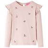 vidaXL Kindershirt met lange mouwen 116 roze