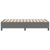 vidaXL Platform bedframe Lichtgrijs 100 x 200 cm Katoen Stof