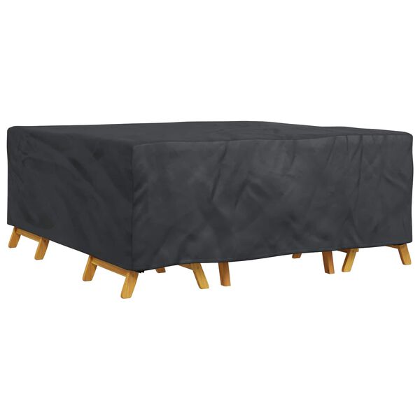 vidaXL Meubelhoes Effen Zwart 200 x 200 x 90 cm 600D