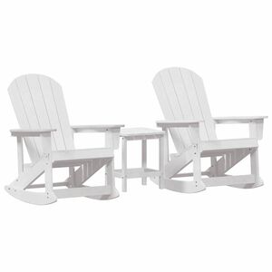 vidaXL Tuin Lounge Set Wit HDPE