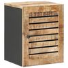 vidaXL Hangkast Bruin en zwart 38 x 33,5 x 48 cm Massief Mango Hout