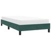 vidaXL Bedframe zonder matras 90x220 cm fluweel donkergroen