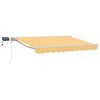 vidaXL Handmatige Luifelhouder met LED's Zand 2,5 x 2 m