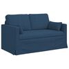 vidaXL Bank 2 pcs Blauw 139 x 78 x 80 cm Stof