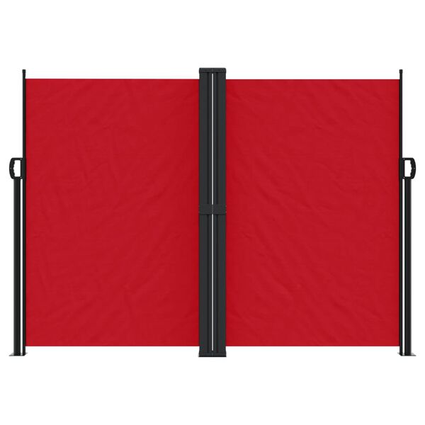 vidaXL Windscherm uittrekbaar 180x1200 cm rood
