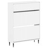 vidaXL Schoenenkast ZWOLLE 78 x 24 x 103 cm Bewerkt hout Wit