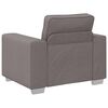 vidaXL Bank 3 pcs Taupe 219 x 80 x 82 cm Linnen-mix stof