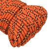 vidaXL Boottouw 3 mm 100 m polypropyleen oranje
