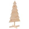 vidaXL Kerstdecoratie kerstboom 120 cm massief grenenhout